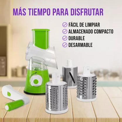 Molino Rayador Tipo Tambor Con Ventosa De Succión